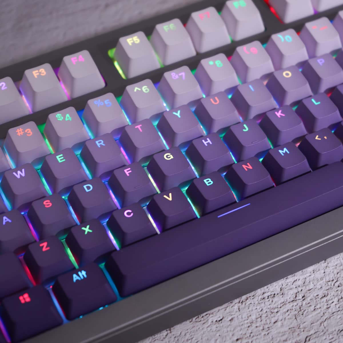 キーキャップ　2のキー Amazon.co.jp: 123キーPBT Double Shot OEM Profileのキー